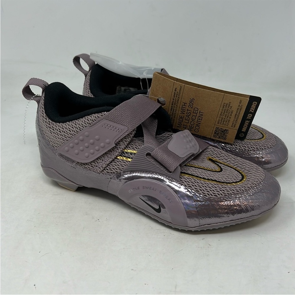 Nike Superrep cycle 2 next nature indoor cycling shoes size US 7.5 purple